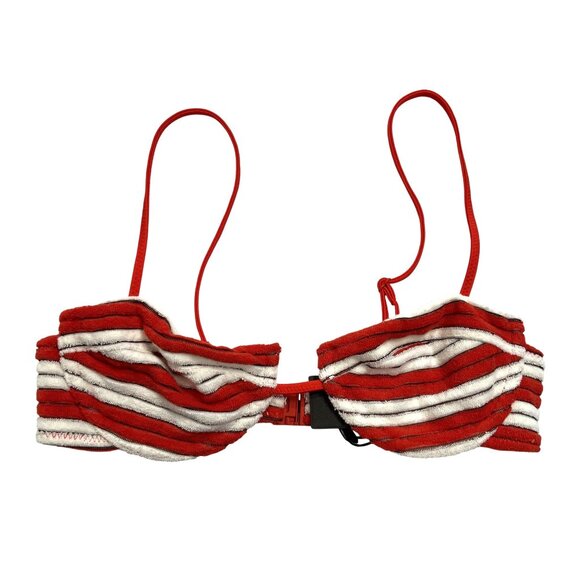 Triangl Swimwear Mala Balconette Bikini Top in Red - Picture 1 of 4